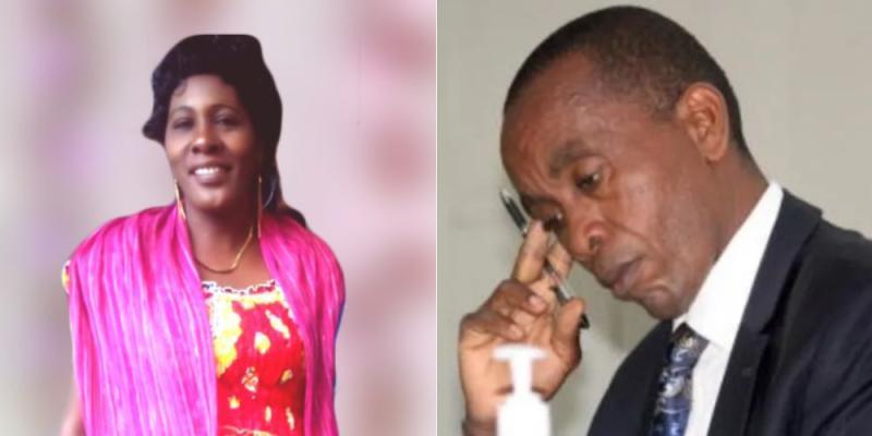 A collage of Kiambu Governor Kimani wa Matangi and his Sister Winnie Nyambura.